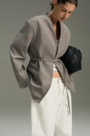 H&M Oversized Belted Jacket
