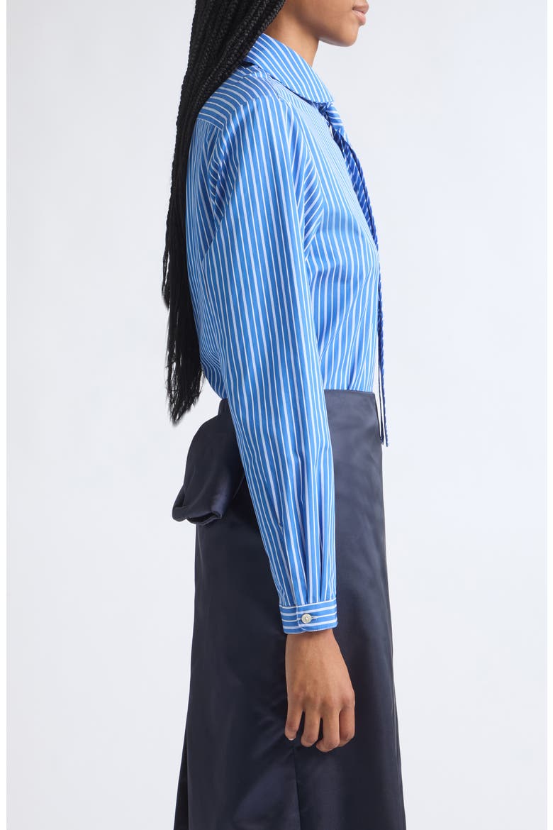 Gemma Cotton Shirt, Alternate, color, BLUE MULTI