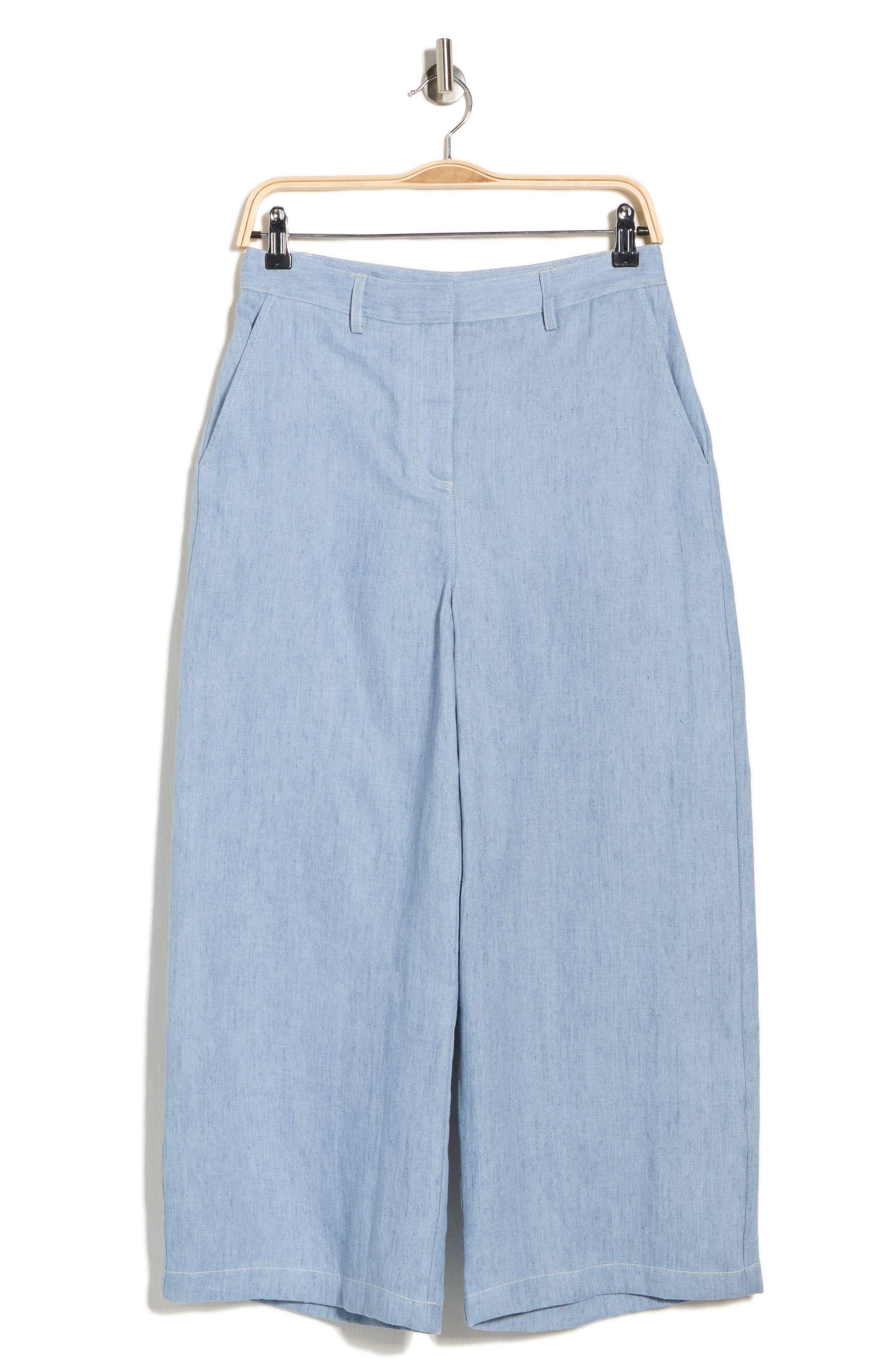 TWP Howard Cropped Wide Leg Pants