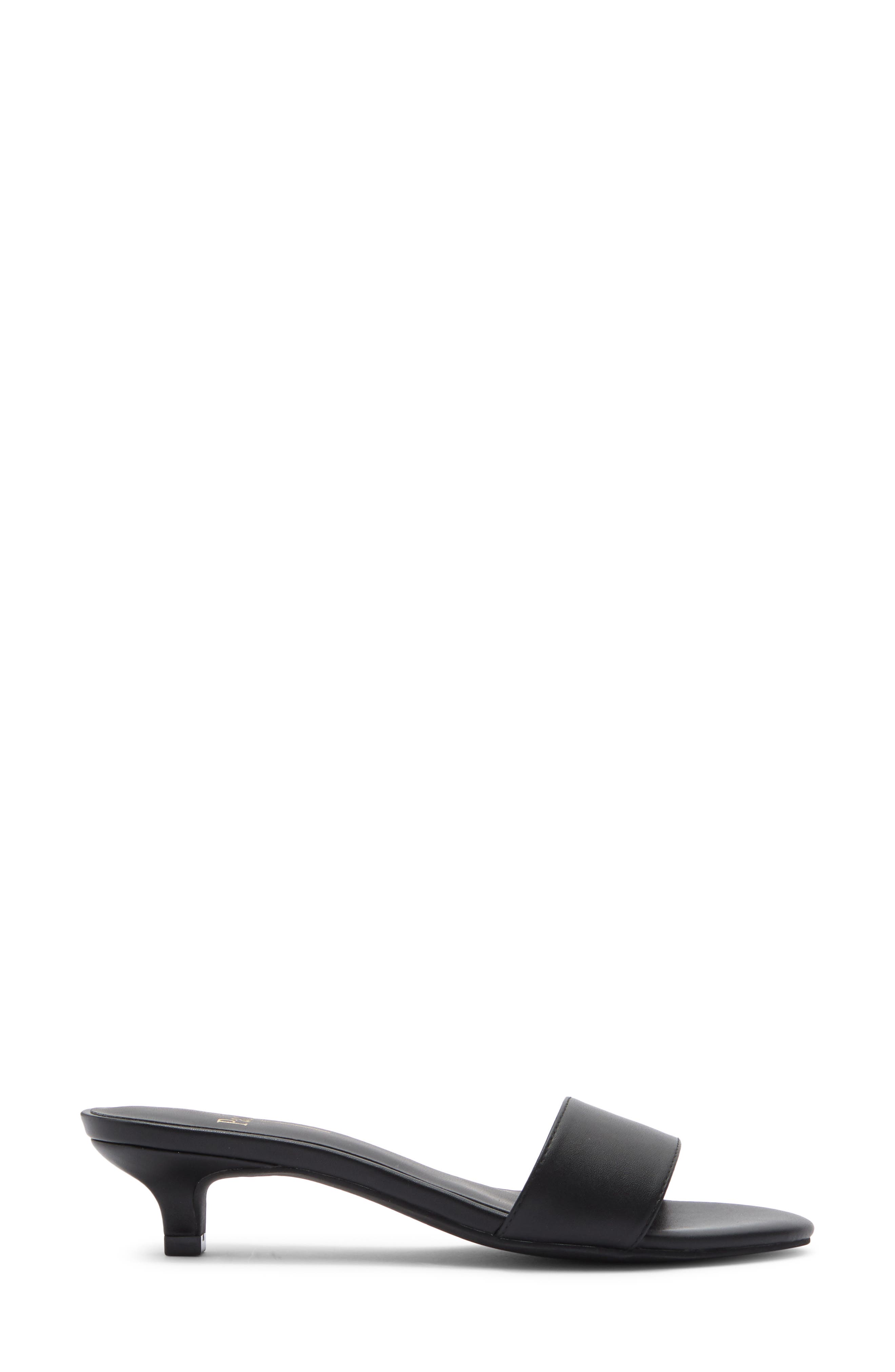 Linea Paolo Ilia Kitten Heel Sandal, Alternate, color, Black