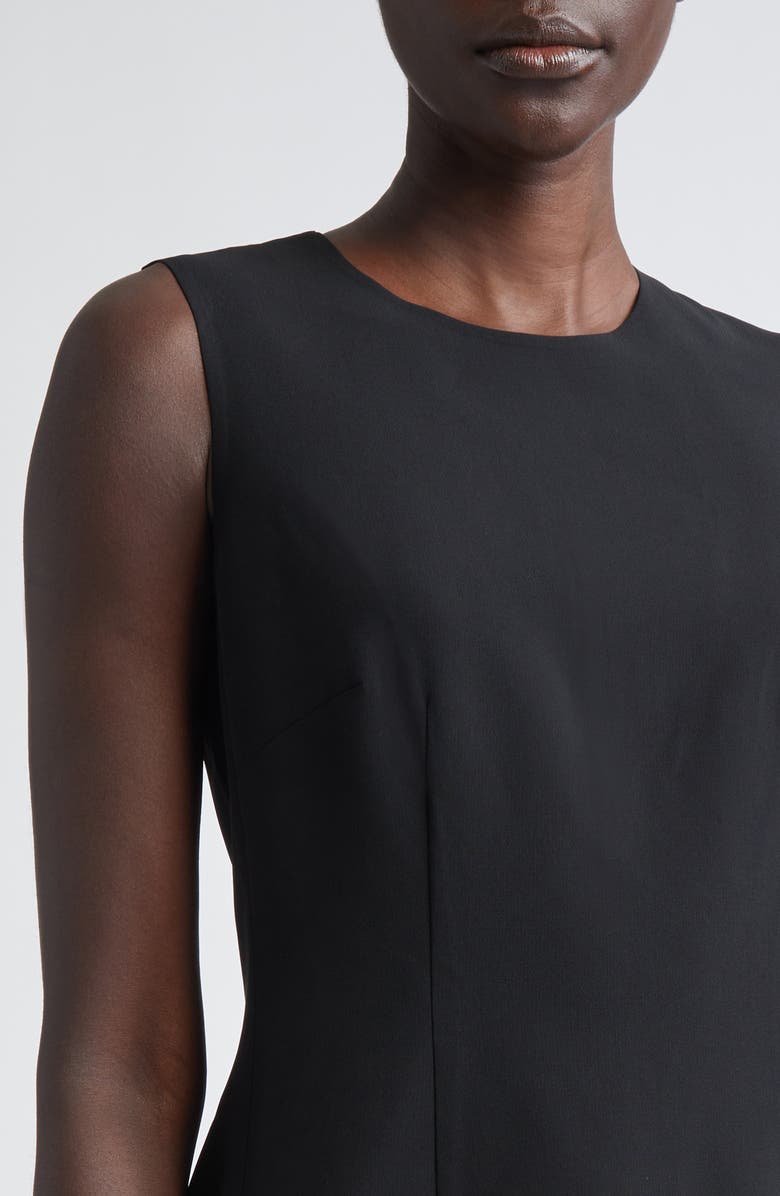 Lafayette 148 New York Harpson Sleeveless Sheath Dress, Alternate, color, Black