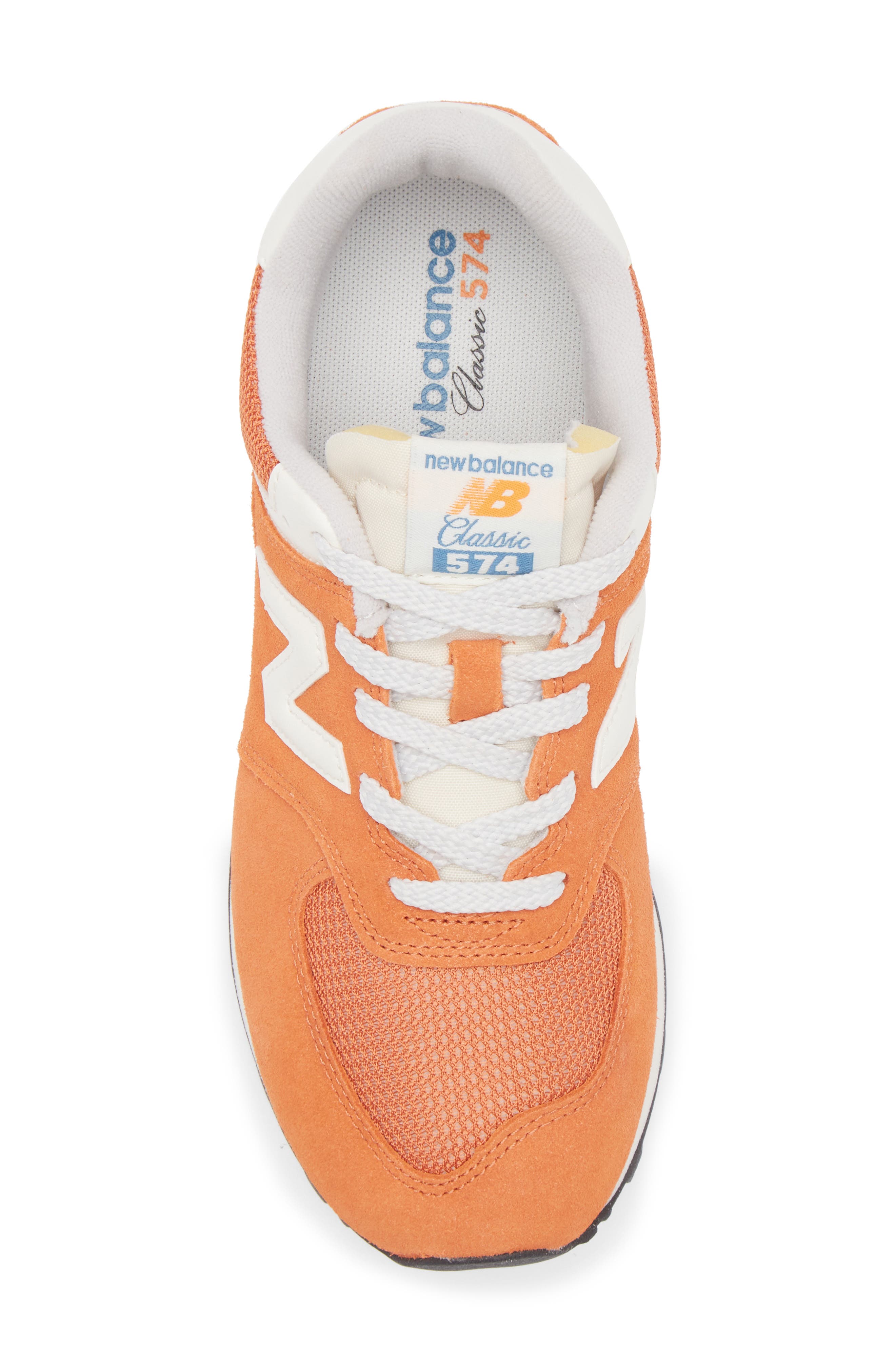 New Balance Kids' 574 Sneaker, Alternate, color, Infield Clay/ Sea Stone