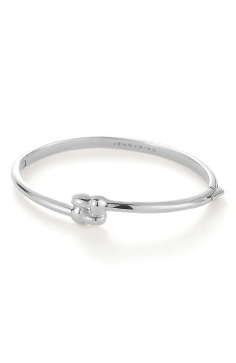 Slim Woven Square Bangle