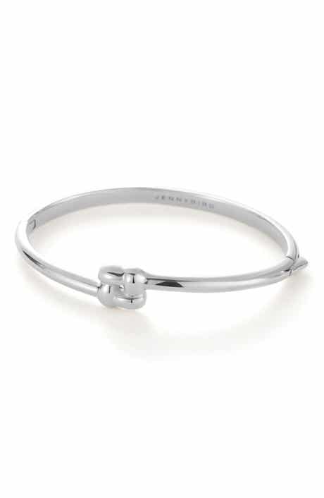 Slim Woven Square Bangle