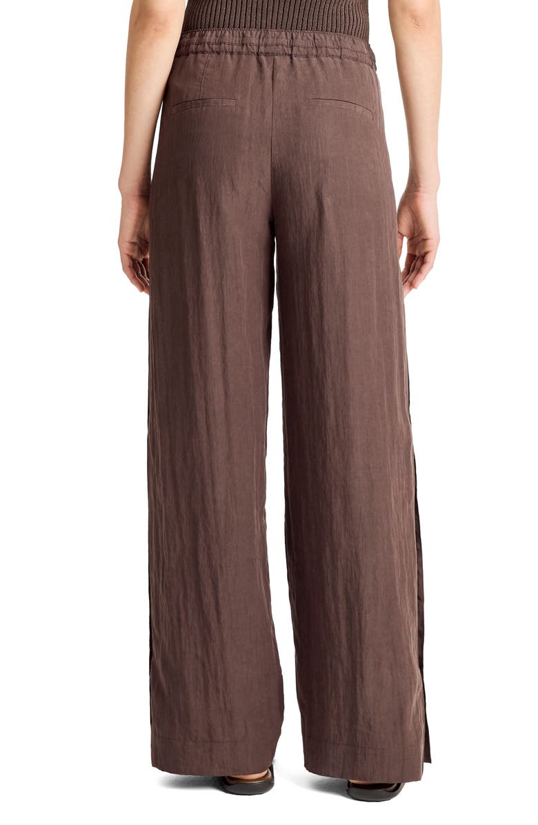 Vince Side Snap Drawstring Pants, Alternate, color, Dark Coffee