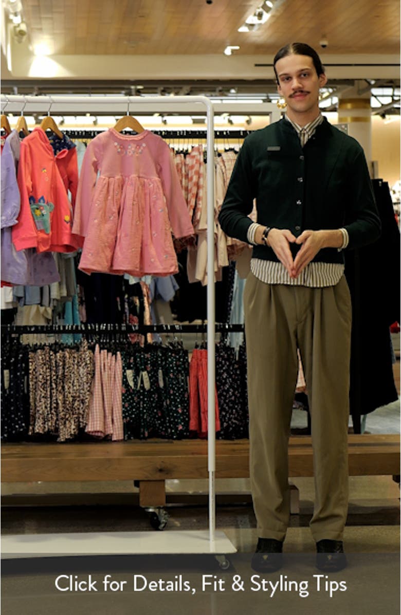 Kids
 Floral Embroidered Long Sleeve Cotton Dress, sales video thumbnail