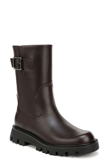 Franco Sarto Brina Moto Bootie In Brown