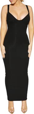 Naked Wardrobe Faux Bustier Maxi Dress