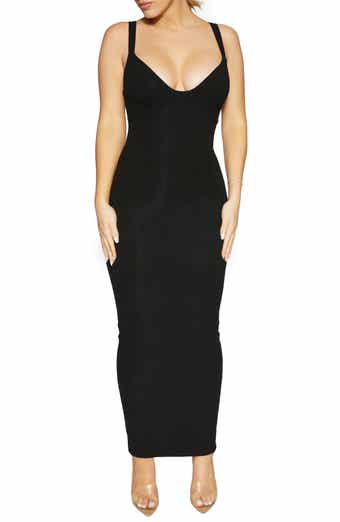 Naked Wardrobe Faux Bustier Maxi Dress