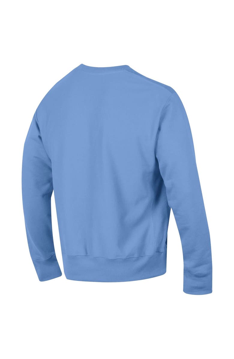 Champion Men's Champion Carolina Blue North Carolina Tar Heels Arch Reverse Weave Pullover Sweatshirt, Alternate, color, 