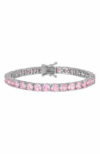 Round Cut Cubic Zirconia Tennis Bracelet