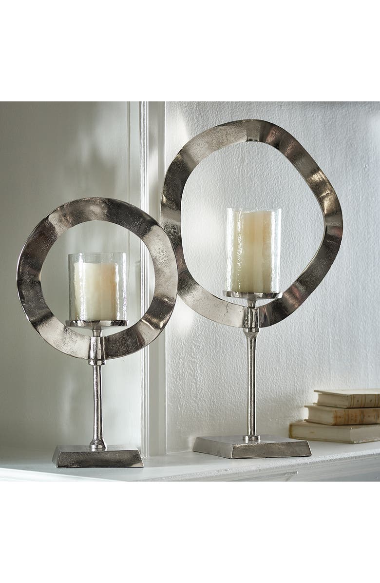Napa Home & Garden Oracle Candle Stand 25", Alternate, color, Silver