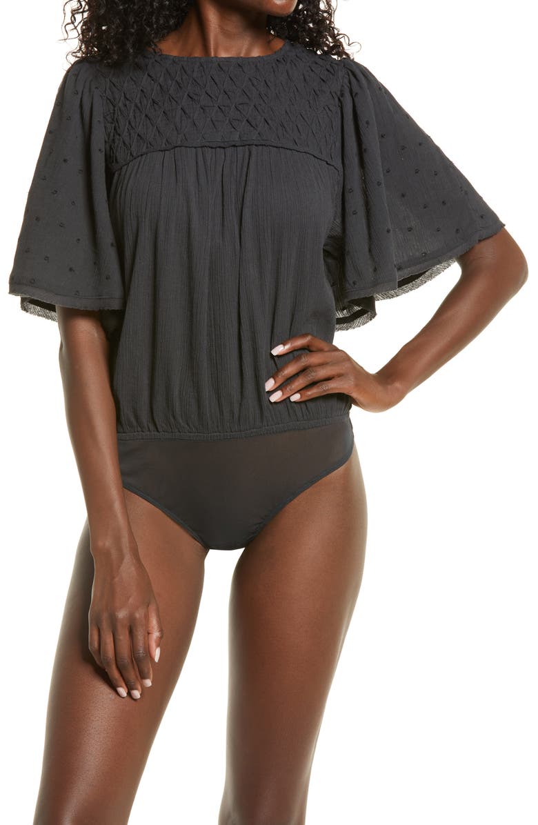 Free People Perfect Catch Bodysuit, Alternate, color, 