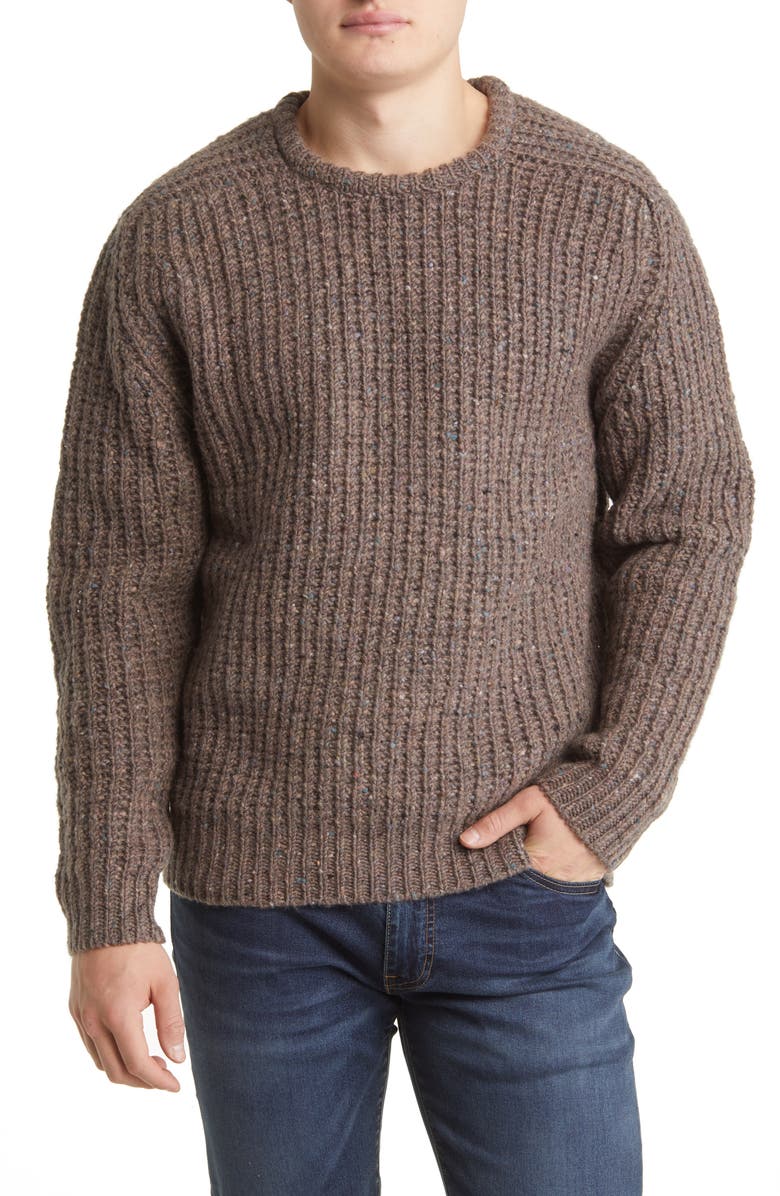 WYTHE Donegal Wool Sweater, Main, color, 