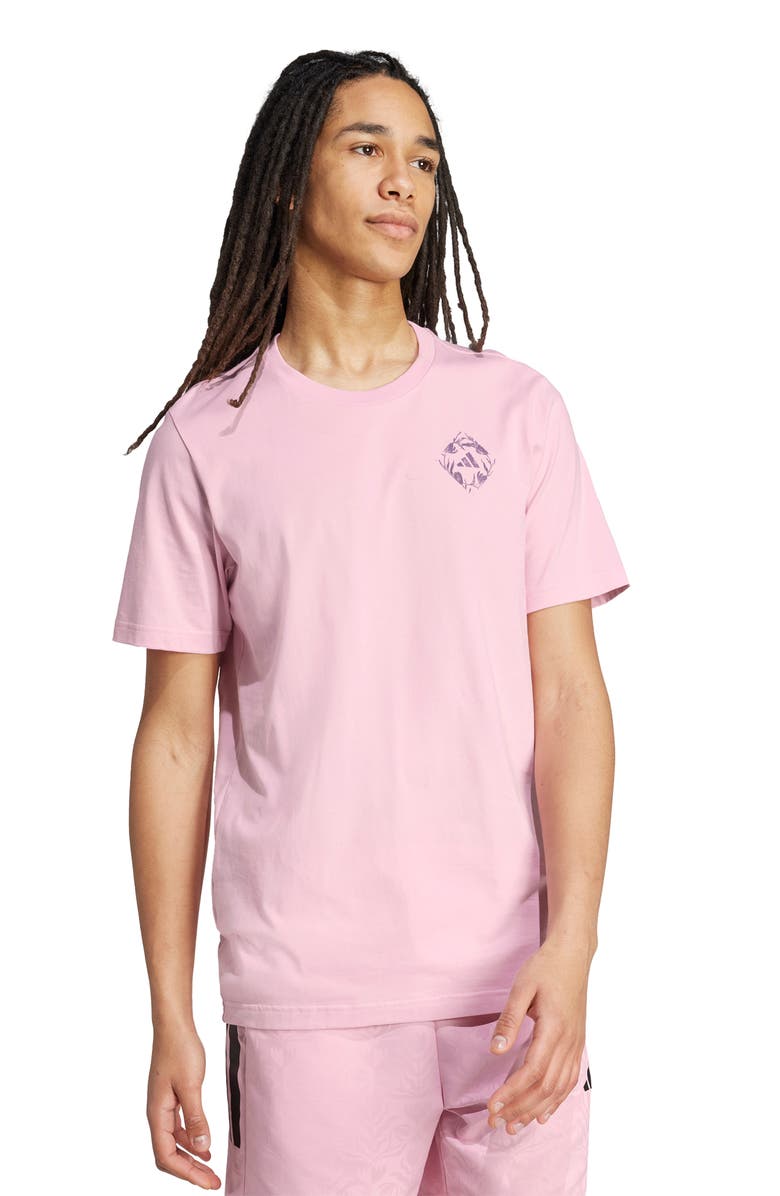 adidas House of Tiro Tulip Graphic T-Shirt, Alternate, color, True Pink