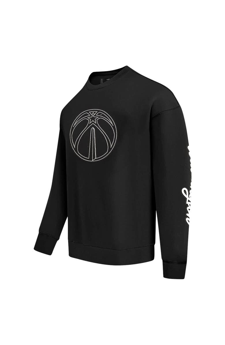 PRO STANDARD Men's Pro Standard Black Washington Wizards Paint the City Pullover Sweatshirt, Alternate, color, 