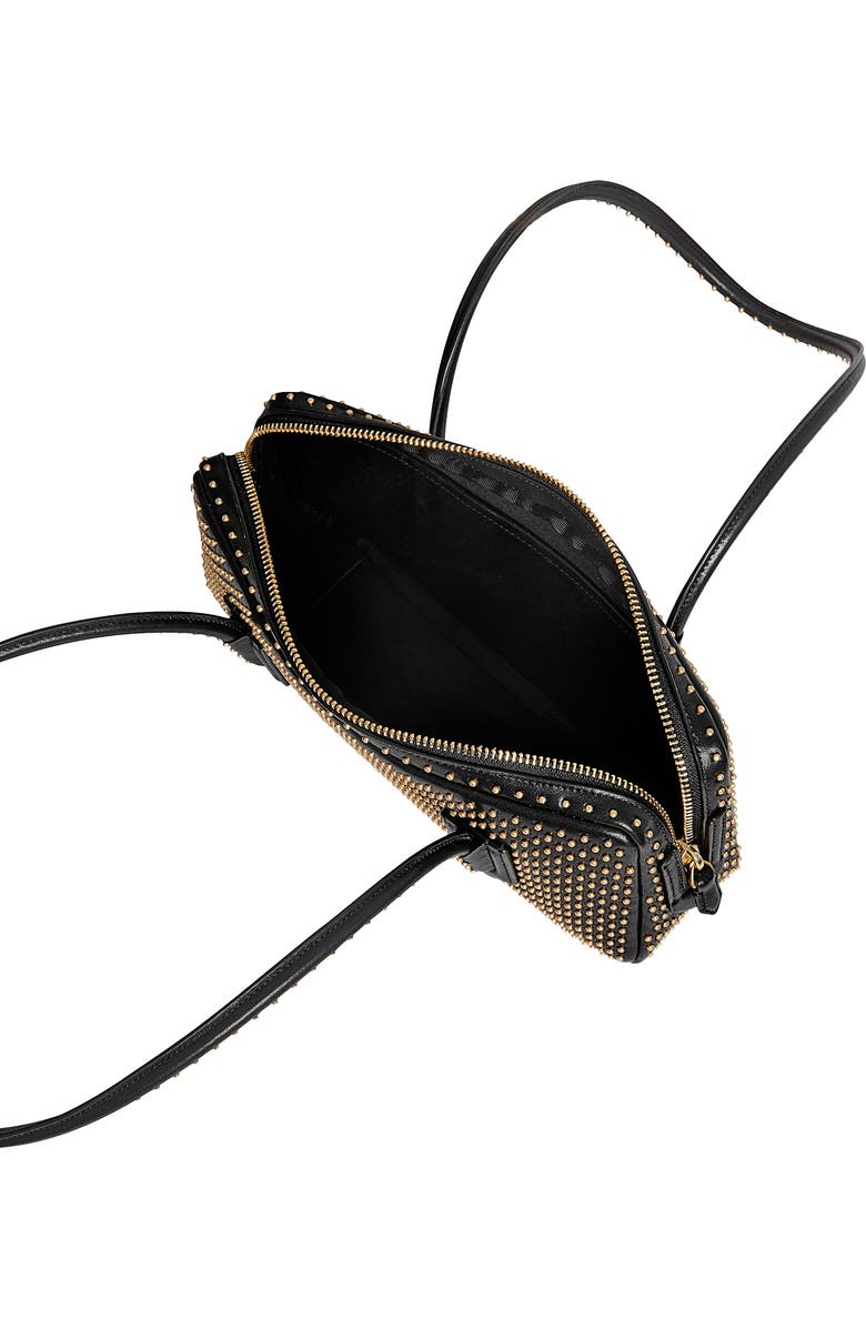 Rebecca Minkoff The Brief Stud Leather Shoulder Bag, Alternate, color,