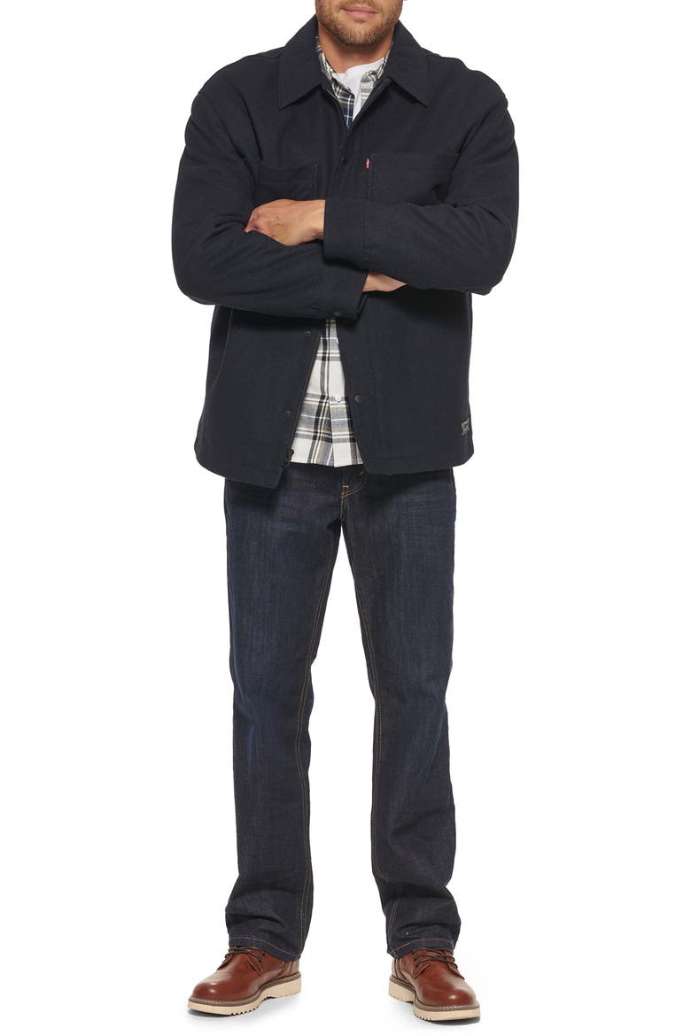 Levi’s® Modern Shirt Jacket, Alternate, color, NAVY