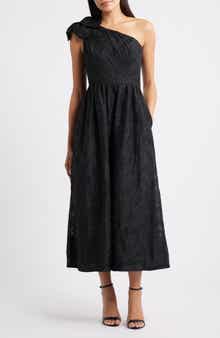 Lilly Pulitzer® Lynsi Rosette One Shoulder Midi Dress