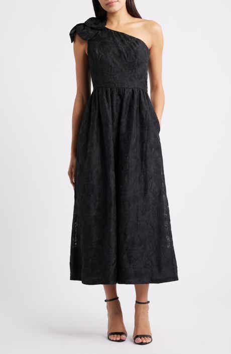 Lilly Pulitzer® Lynsi Rosette One Shoulder Midi Dress