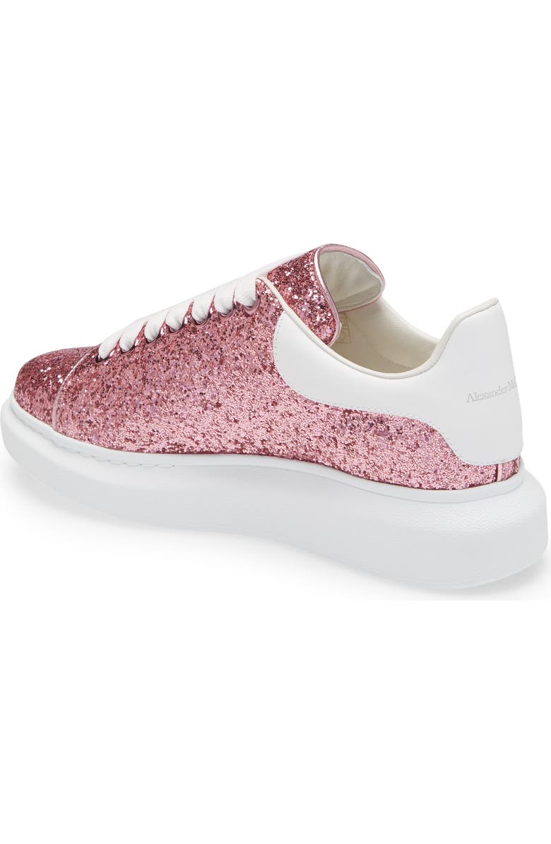 McQueen Alexander McQueen Glitter Oversize Platform Sneaker, Alternate, color,