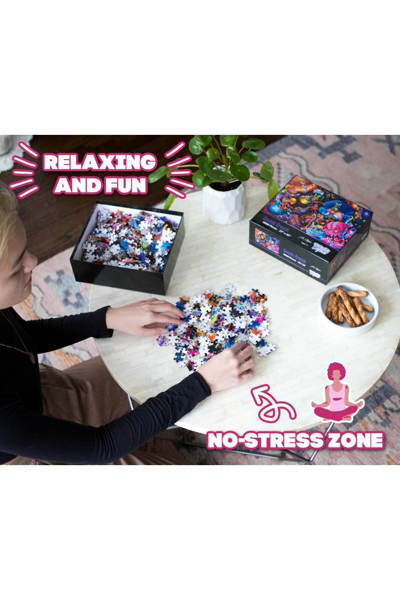 Cosmic Crunch Breakfast Cereal Puzzle By Joe Simko | 1000 Piece Jigsaw Puzzle, Alternate, color, Multi-Color