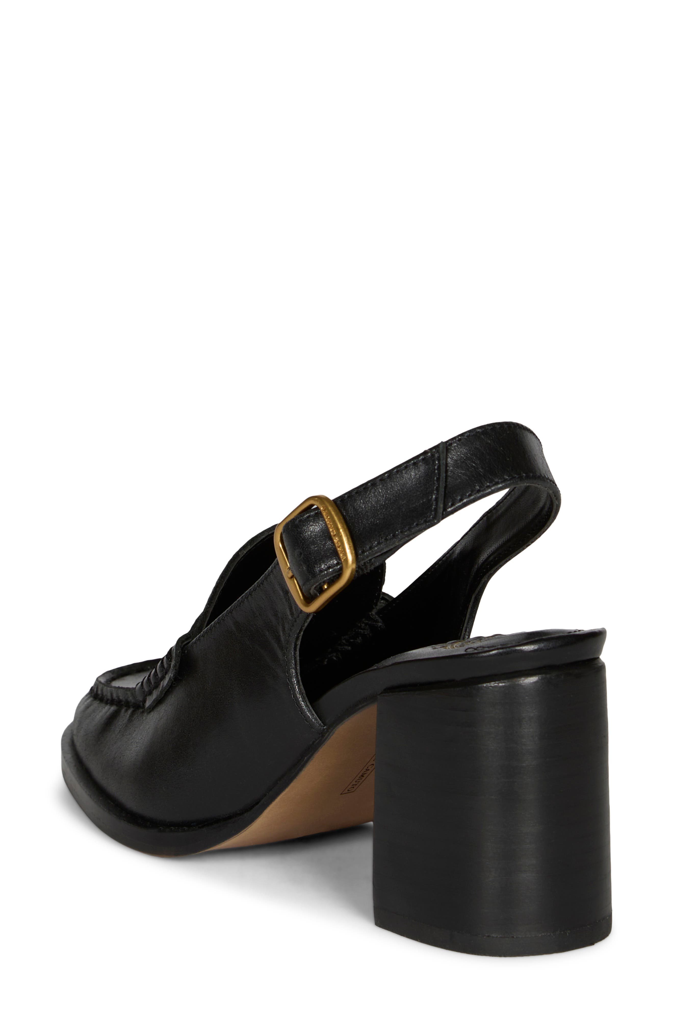 Vince Camuto Grinie Slingback Penny Loafer Pump, Alternate, color, 