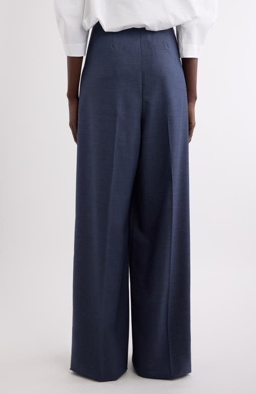 GIVENCHY GIVENCHY PLEATED WOOL WIDE LEG PANTS