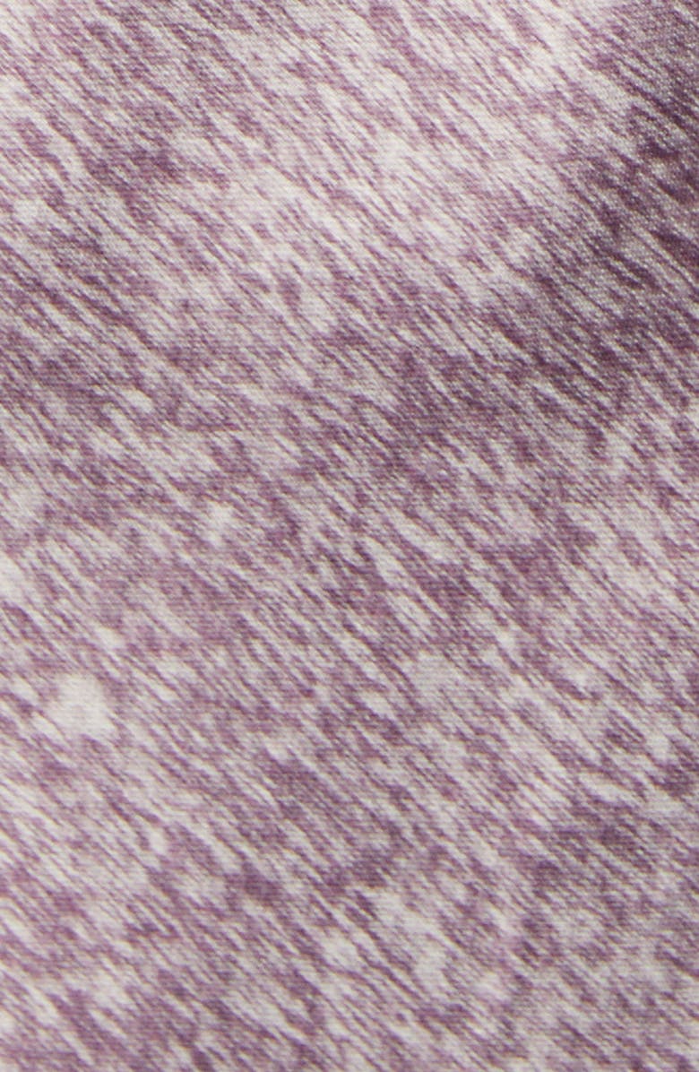 Bottega Veneta Beaded Print Cupro Twill Halter Dress, Alternate, color, 5206 Lilac/ Midnight