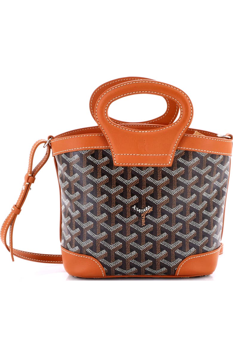 Pre-Owned Goyard Beluga Bag Coated Canvas Mini, Main, color, Brown