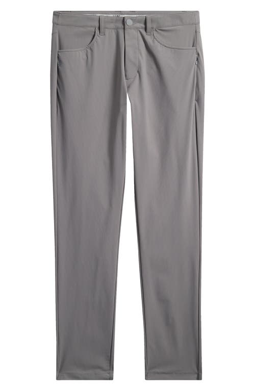 Rhone Momentum Water Repellent Flat Front Golf Pants In Smoke