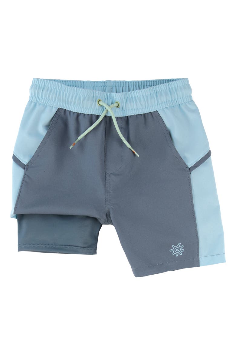 Active Swim Trunks, Alternate, color, Mirage/Aquamarine