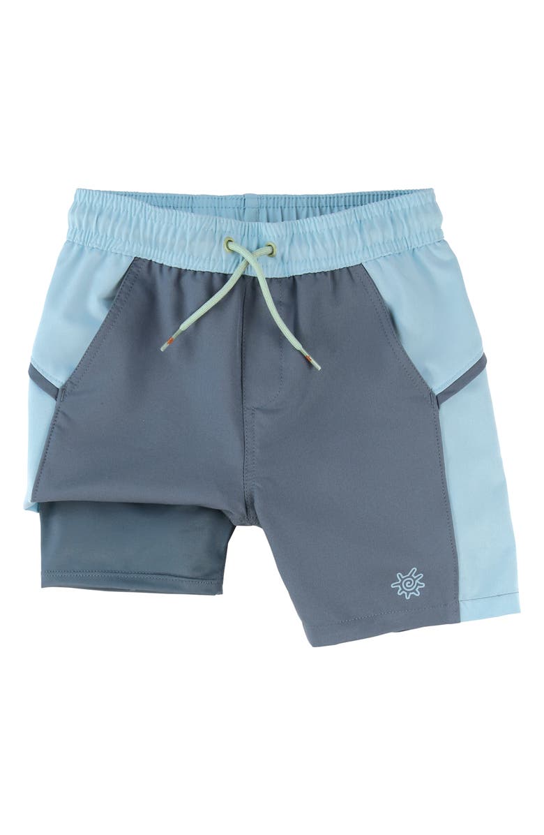 UV Skinz Active Swim Trunks, Alternate, color, Mirage/Aquamarine