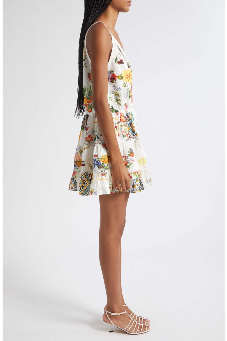 Magic of the Mercado Print Cotton & Silk Sundress, Alternate, color, MAGIC OF THE MERCADO