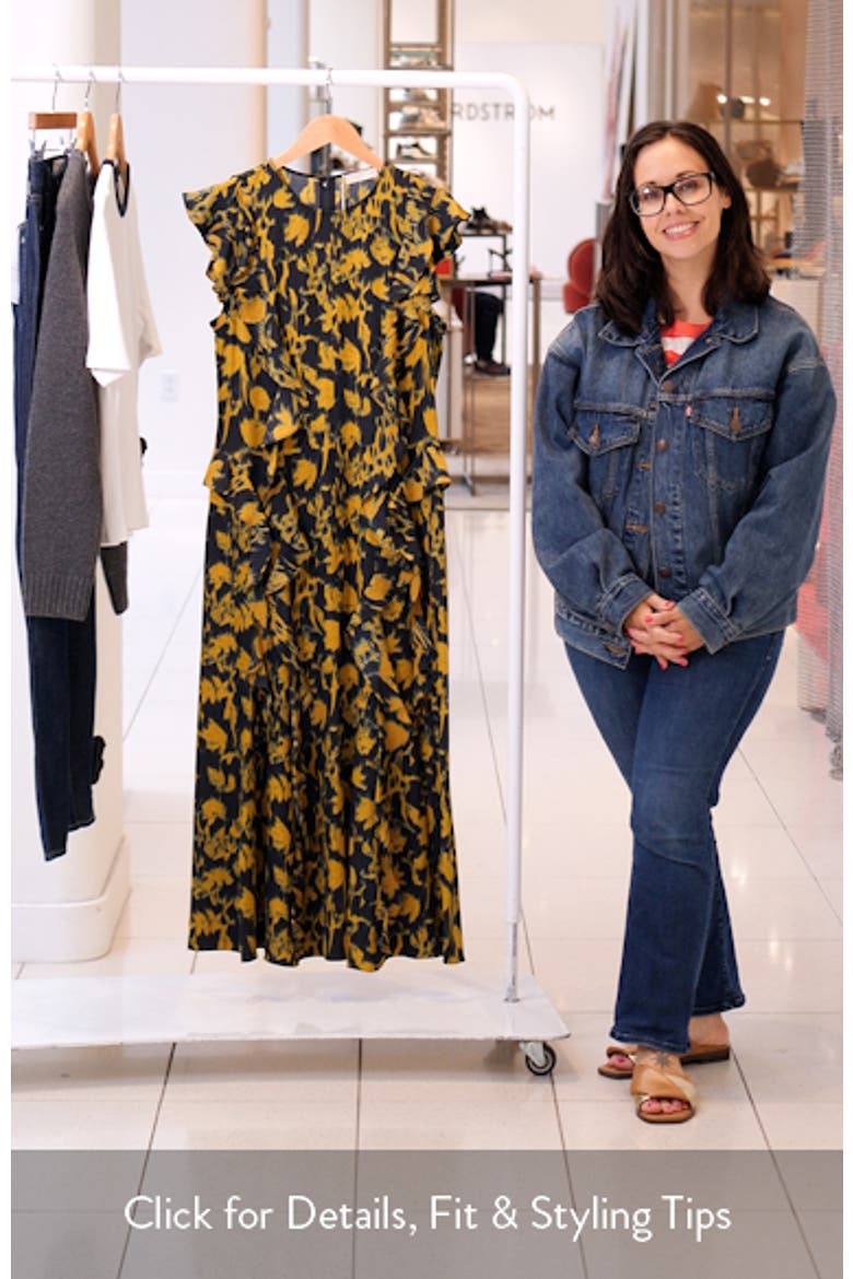 Flo Ruffle Maxi Dress video