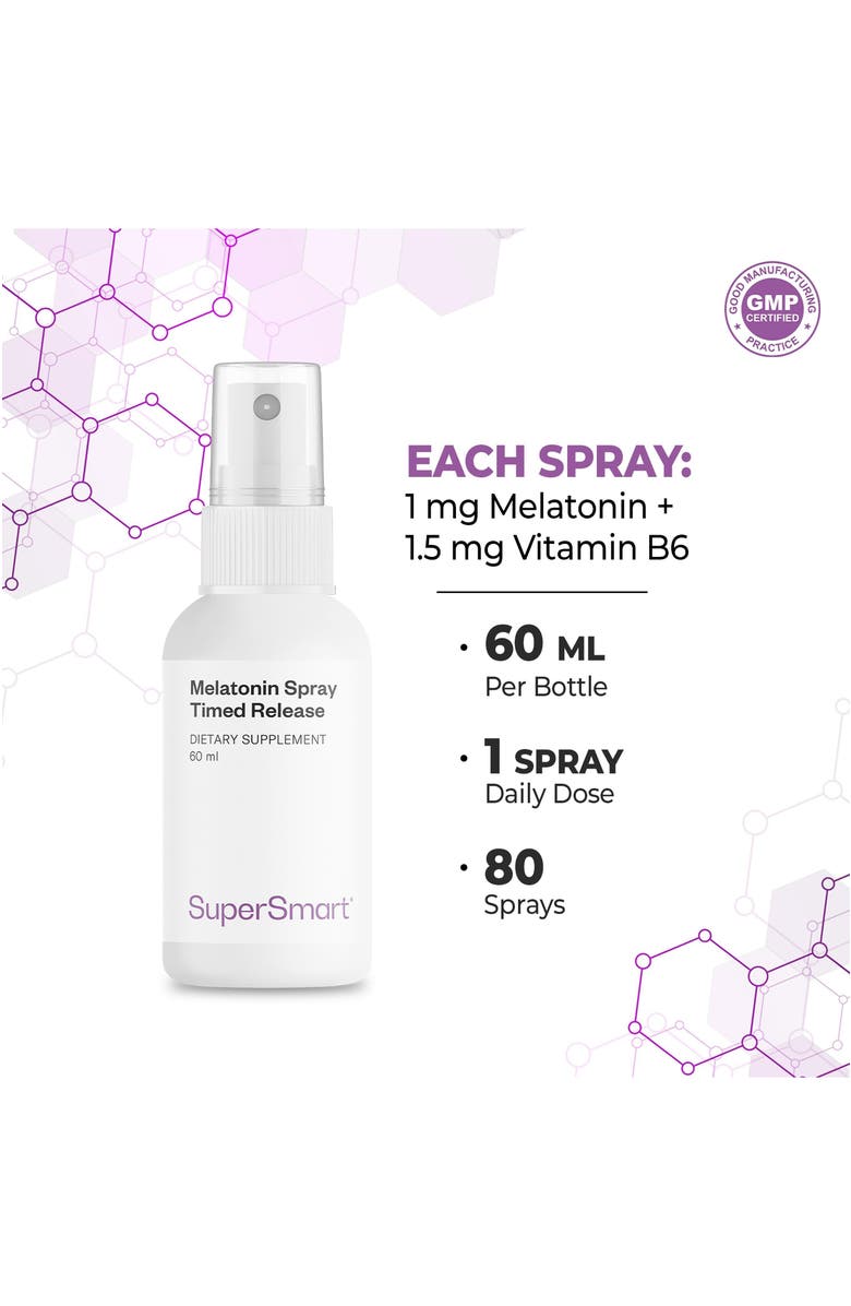 SuperSmart Melatonin Spray, Alternate, color, 