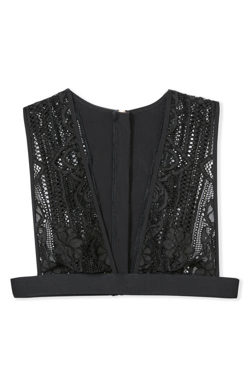 Etam Tentation Classique Lace Bralette In Black