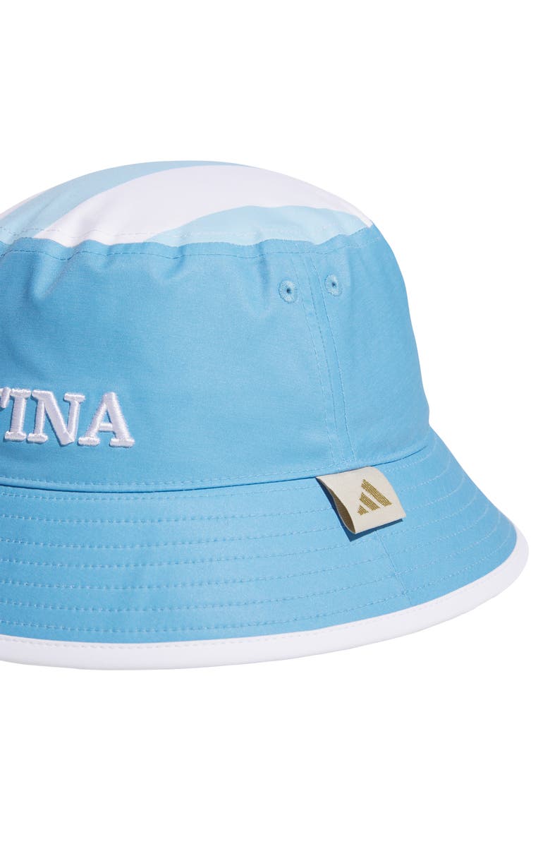adidas Argentina Fan Bucket Hat, Alternate, color, 