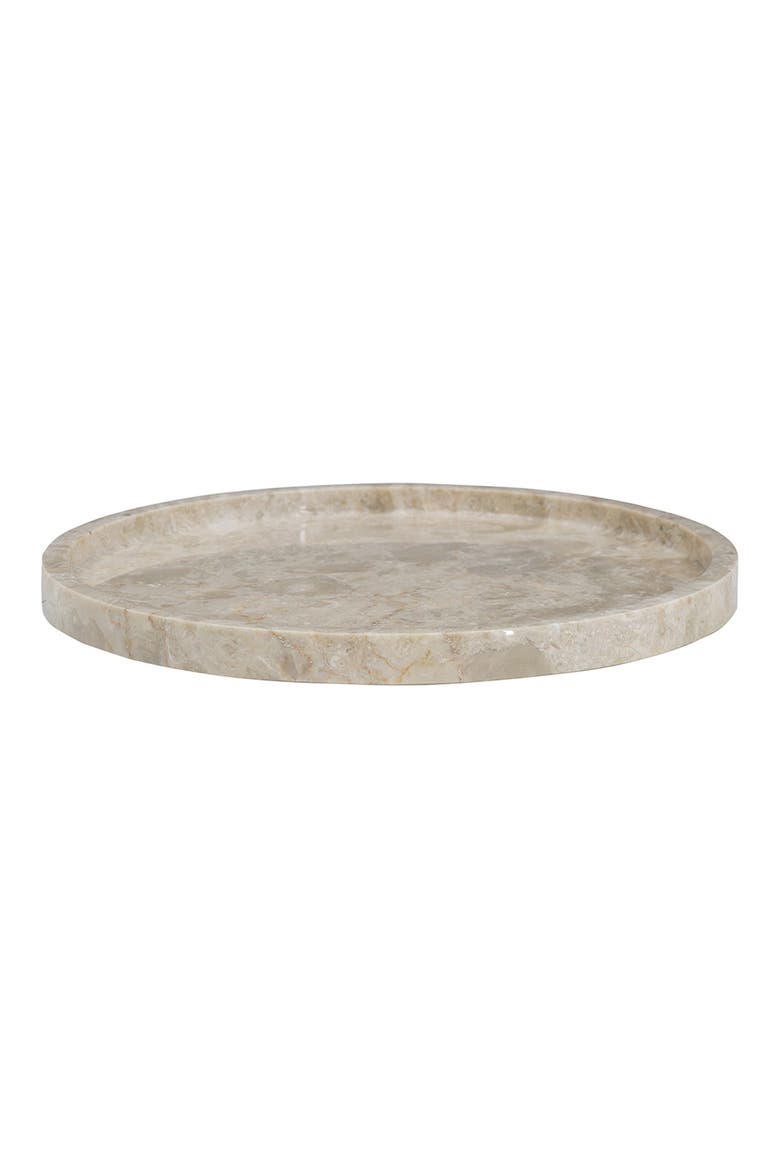 Small Decorative Marble Tray, Main, color, CREAM