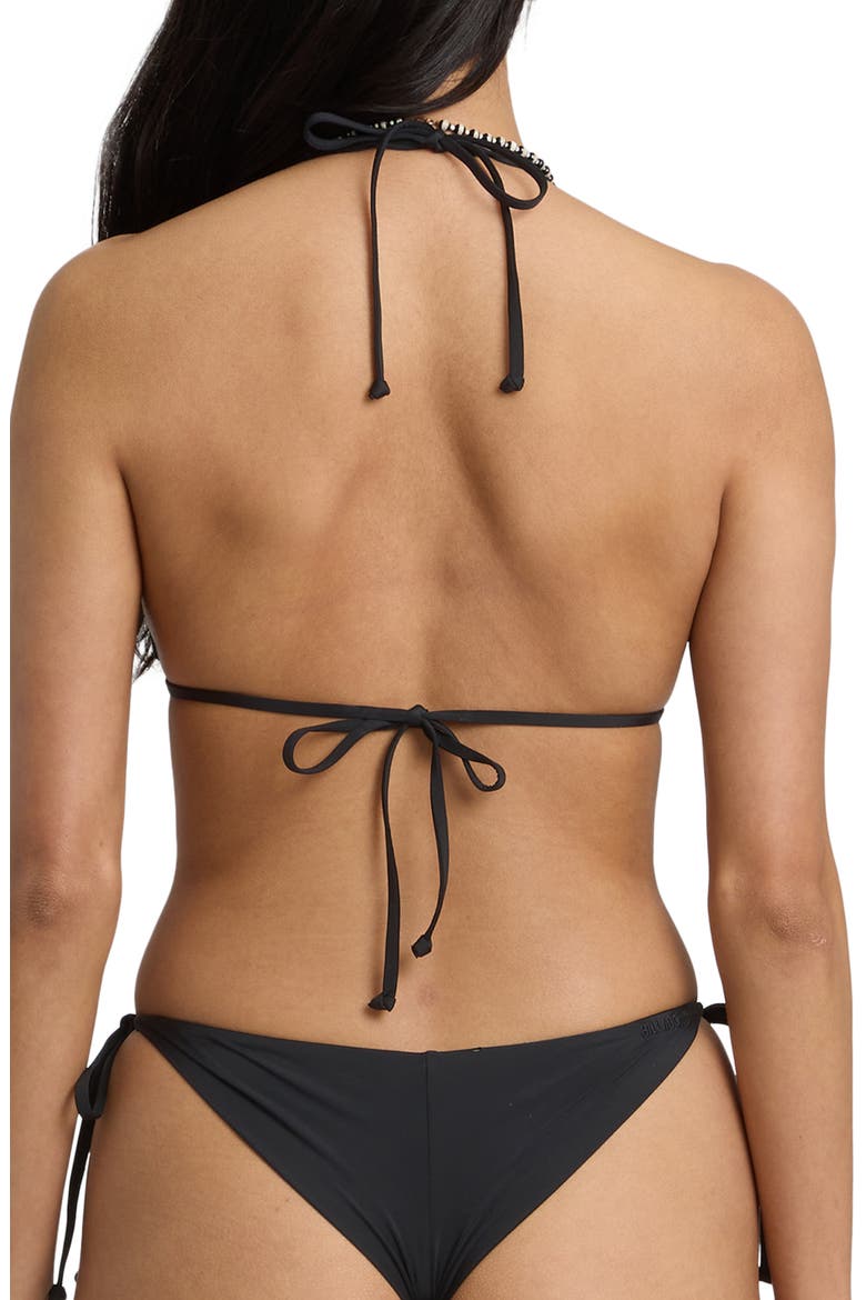 Sol Searcher Remi Triangle Bikini Top, Alternate, color, BLACK PEBBLE