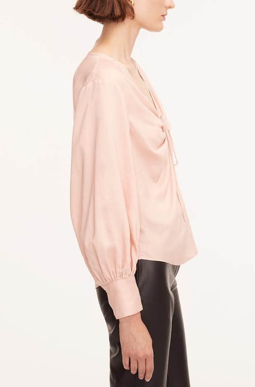 REBECCA TAYLOR REBECCA TAYLOR DRAWSTRING LONG SLEEVE BLOUSE