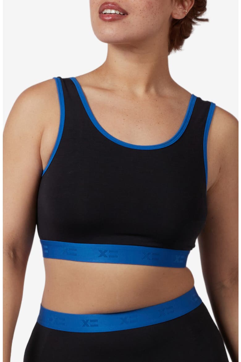 Essential Soft Bra, Main, color, INK BLUE EDGE