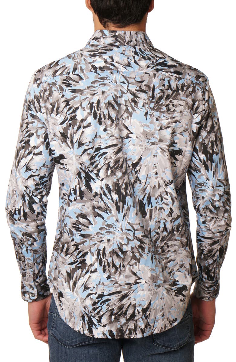 Robert Graham Buron Long Sleeve Woven Shirt, Alternate, color, Blue