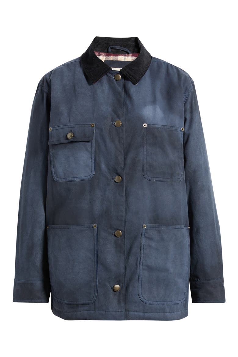 Riley Cotton Barn Jacket, Alternate, color, NAVY