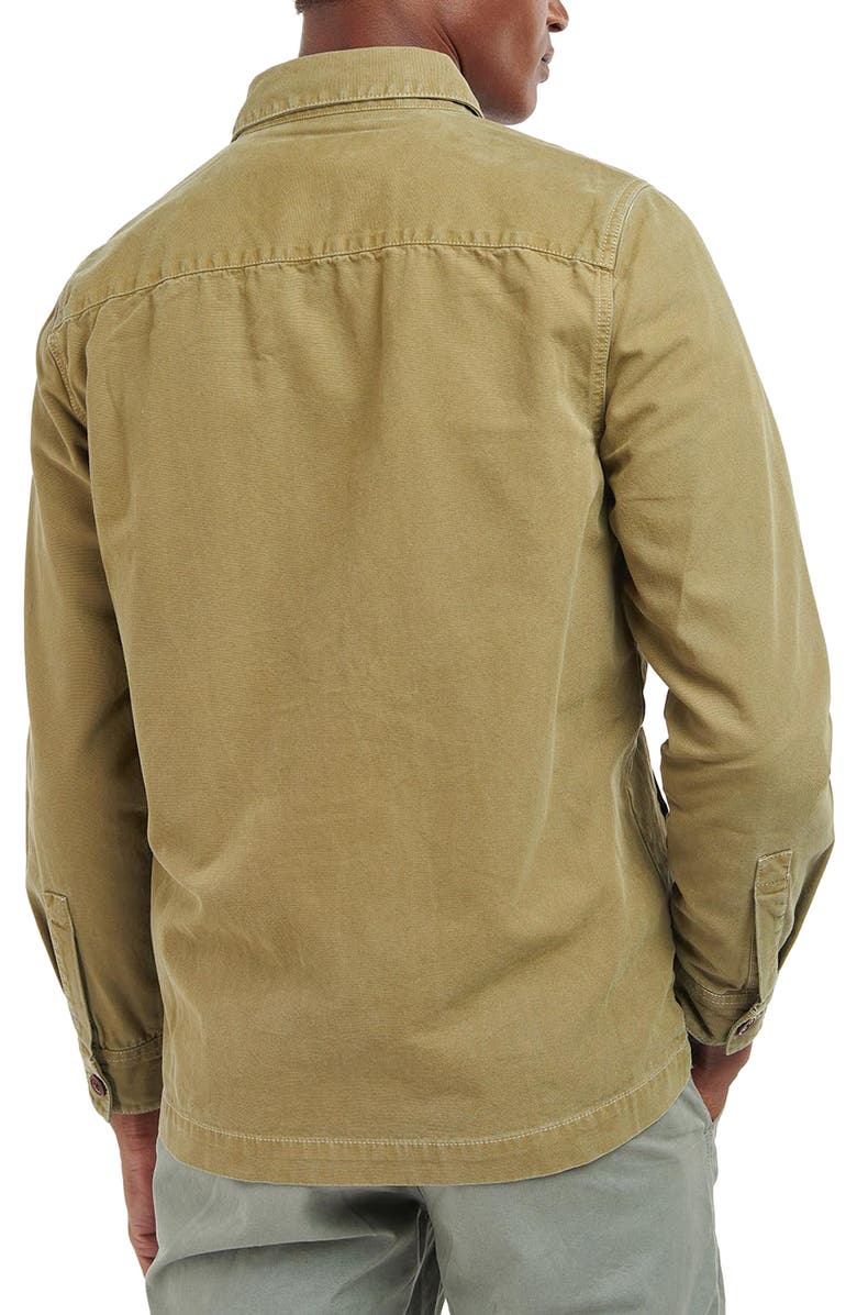 Barbour Washed Button-Up Overshirt, Alternate, color, 