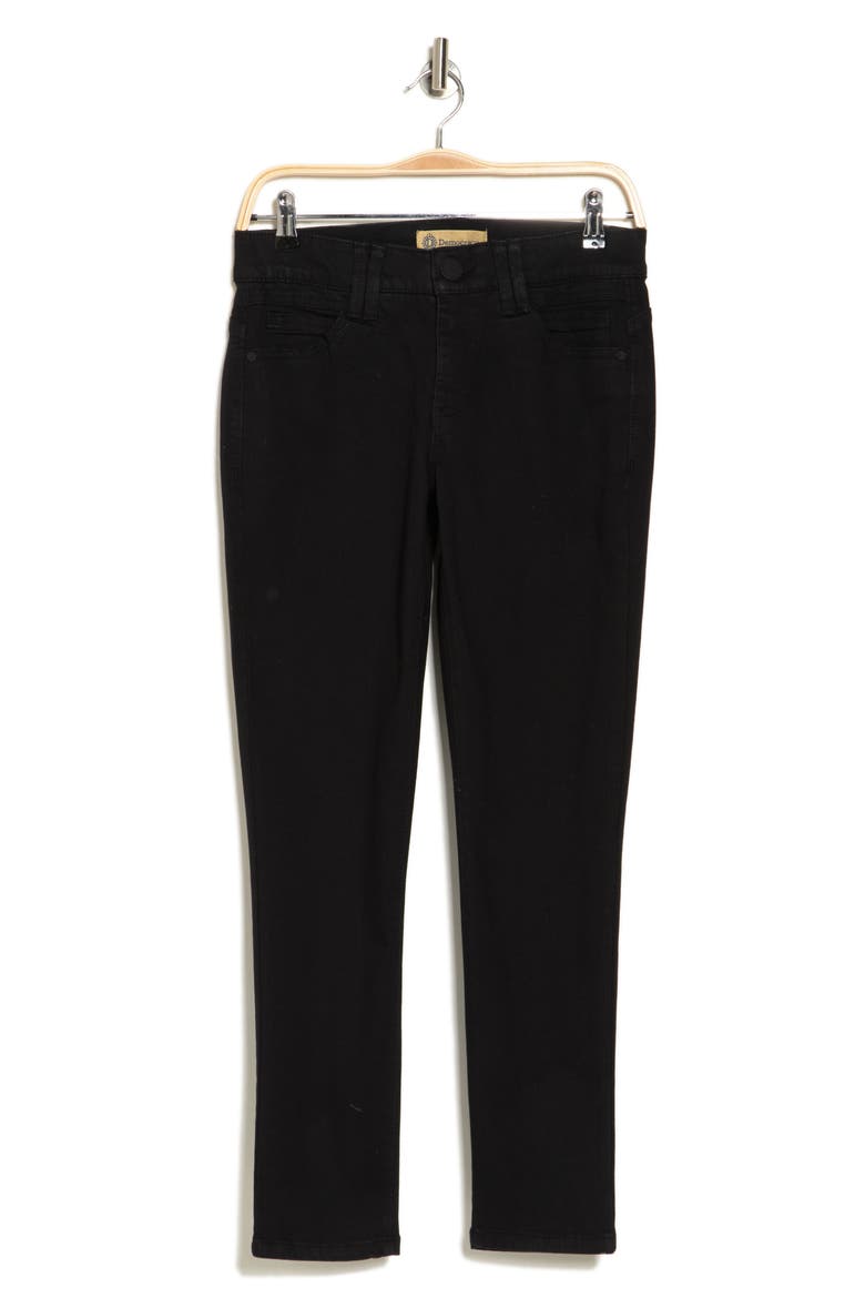 Ab Technology Ankle Skinny Jeans, Alternate, color, BLACK