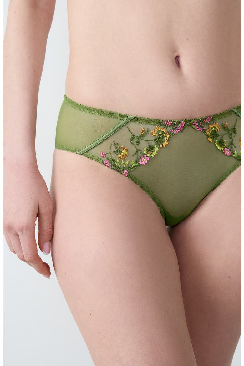 Gourmandise Hipster Briefs, Alternate, color, GREEN