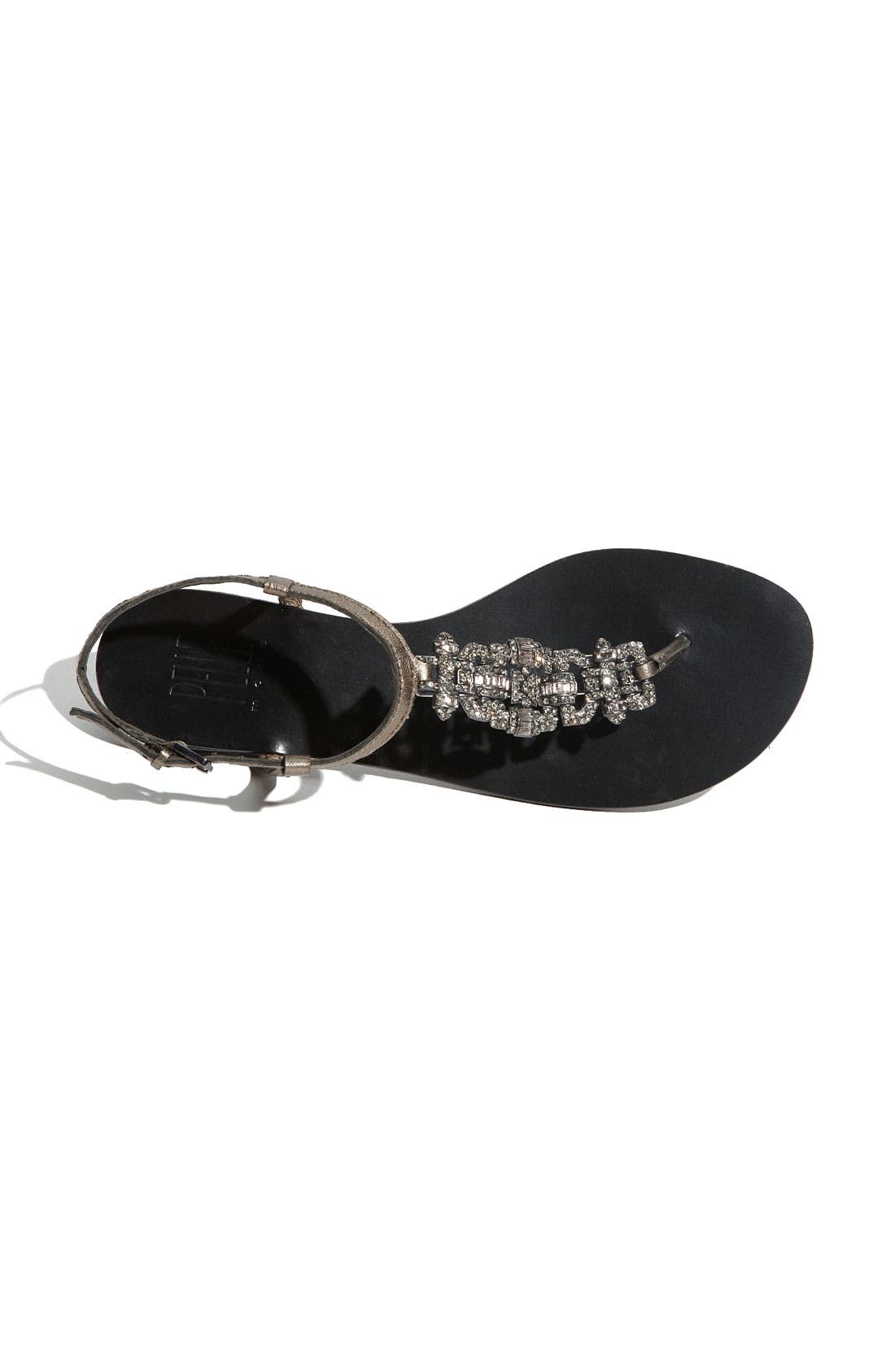 'Bellum' Sandal, Alternate, color, METALLIC PEWTER