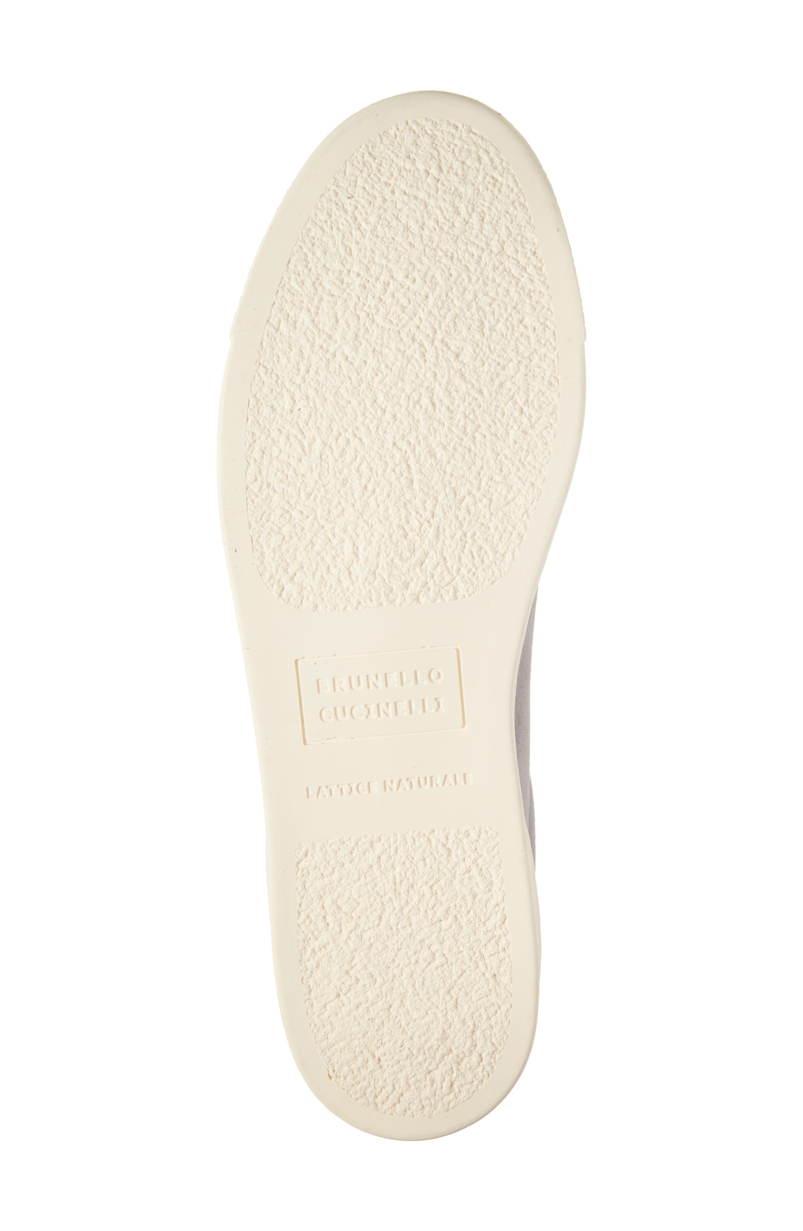 Brunello Cucinelli Suede Low Top Sneaker, Alternate, color, Light Grey