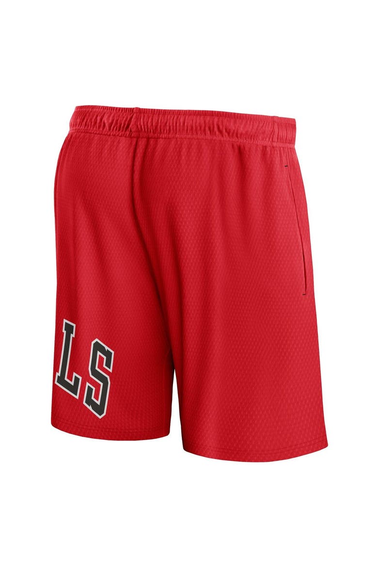 Men's Fanatics Branded Red Chicago Bulls Free Throw Mesh Shorts, Alternate, color, Red